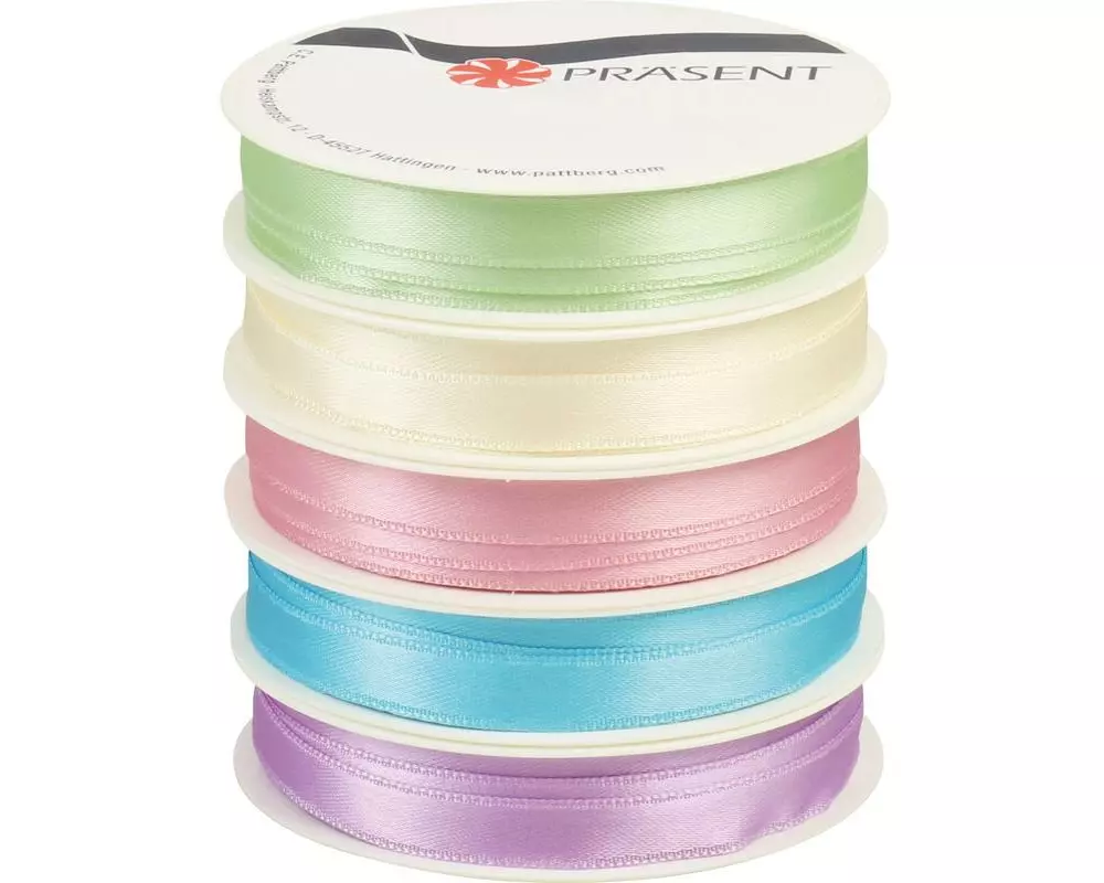 Pattberg Satin 10 mm x 3 m, Mehrfarbig