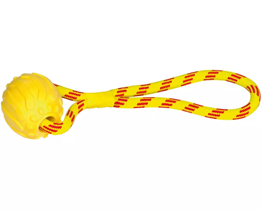 Nobby TPR Schaumball mit Seil, 37 cm