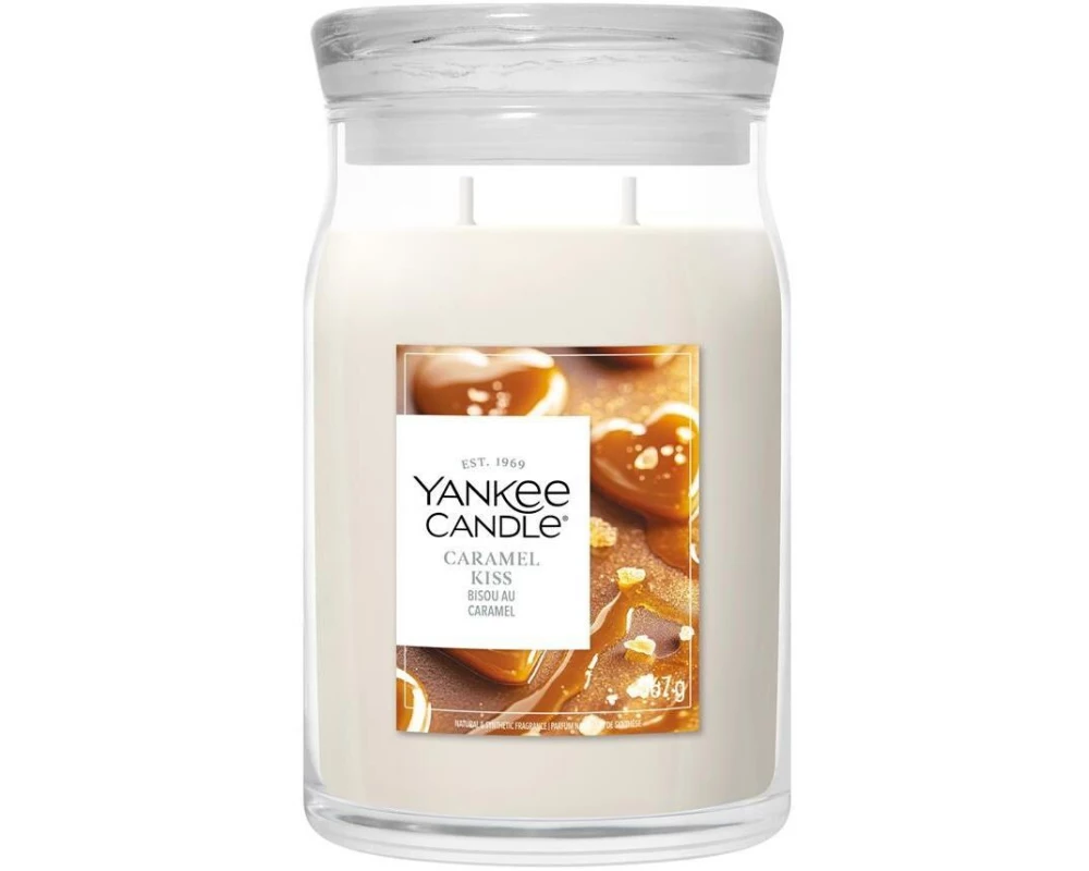 Yankee Candle Signature Duftkerze Caramel Kiss Signature Large Jar