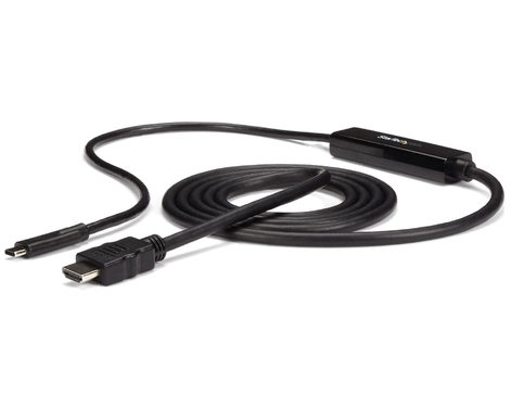 StarTech.com USB to HDMI Cable 6 ft 2m USB-C to HDMI 4K 60Hz USB Type to HDMI Computer Monitor Cable
