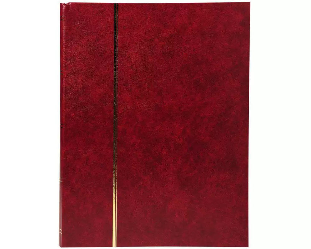 Exacompta Sammelalbum Briefmarken, 22.5 x 30.5 cm, 48 Seiten, Rot