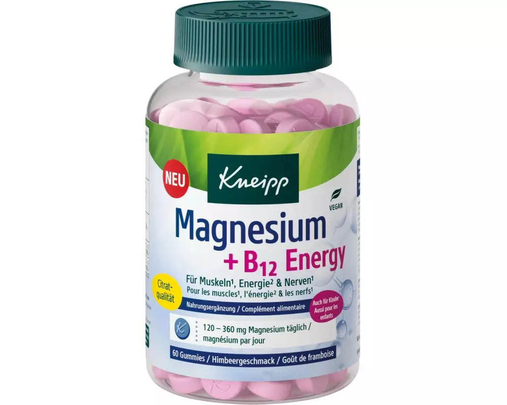 Kneipp Kneipp Magnesium + B12 Gummi 60 pcs.
