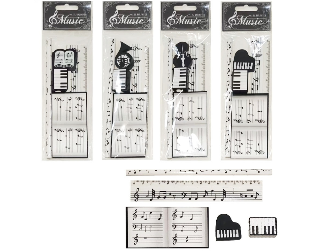 ROOST Schreibset Musical MUOPP5-001 5-teilig