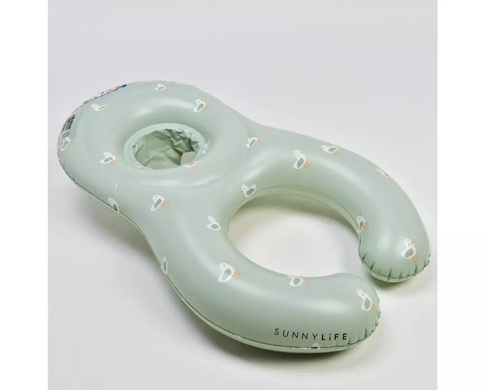 Sunnylife Float Together Baby Seat EU Sammy the Seagull Green