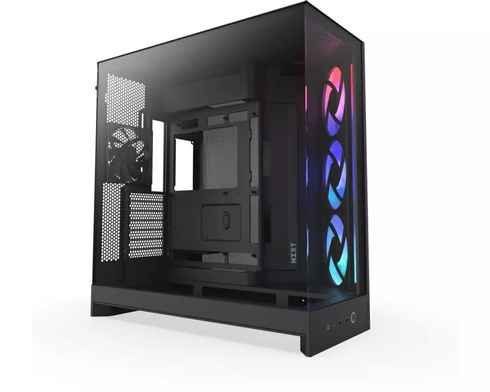 NZXT PC-Gehäuse H9 Flow RGB Schwarz