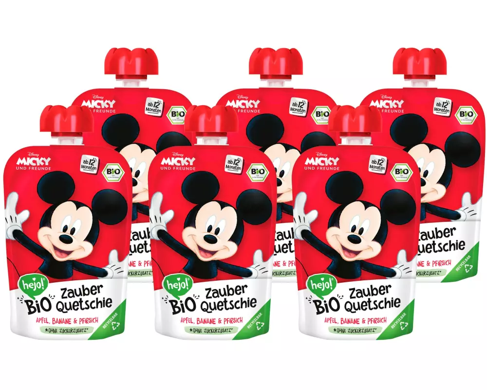 hejo! Quetschbeutel Micky 6x 100 g