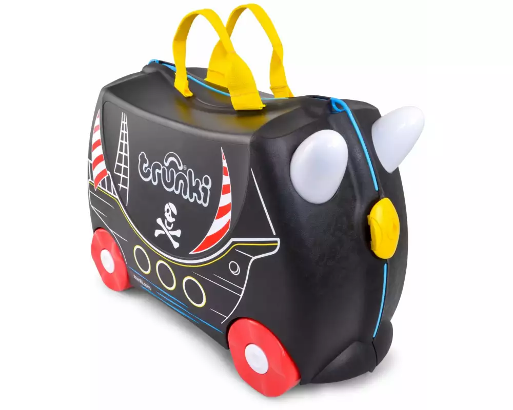 Trunki Reisetrolley Petro Pirat Schwarz