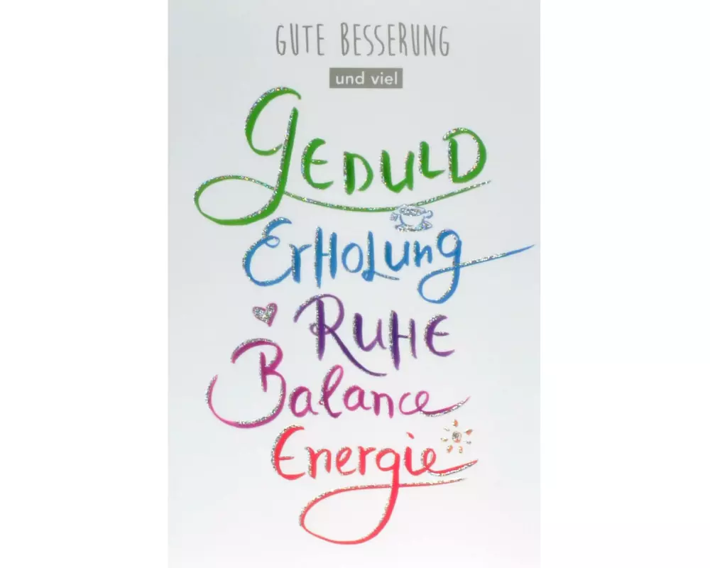 ABC Genesungskarte Gute Besserung B6