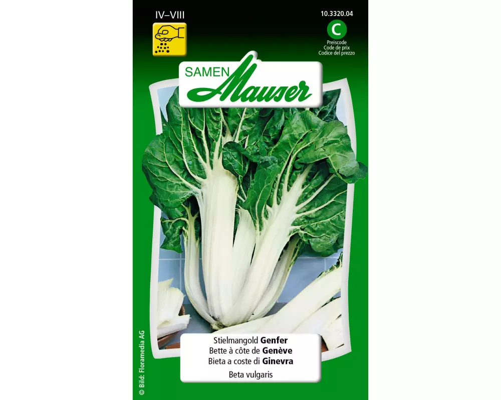 Samen Mauser Samen Alte Sorte Stielmangold Genfer