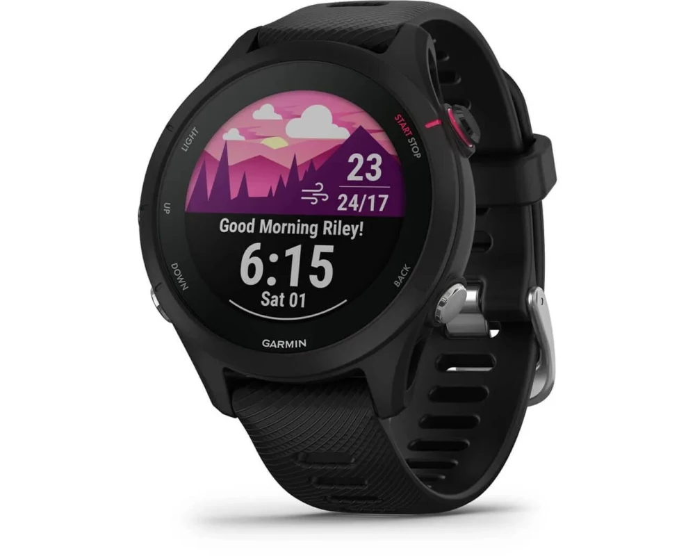 GARMIN GPS-Sportuhr Forerunner 255 S Music Schwarz/Schwarz