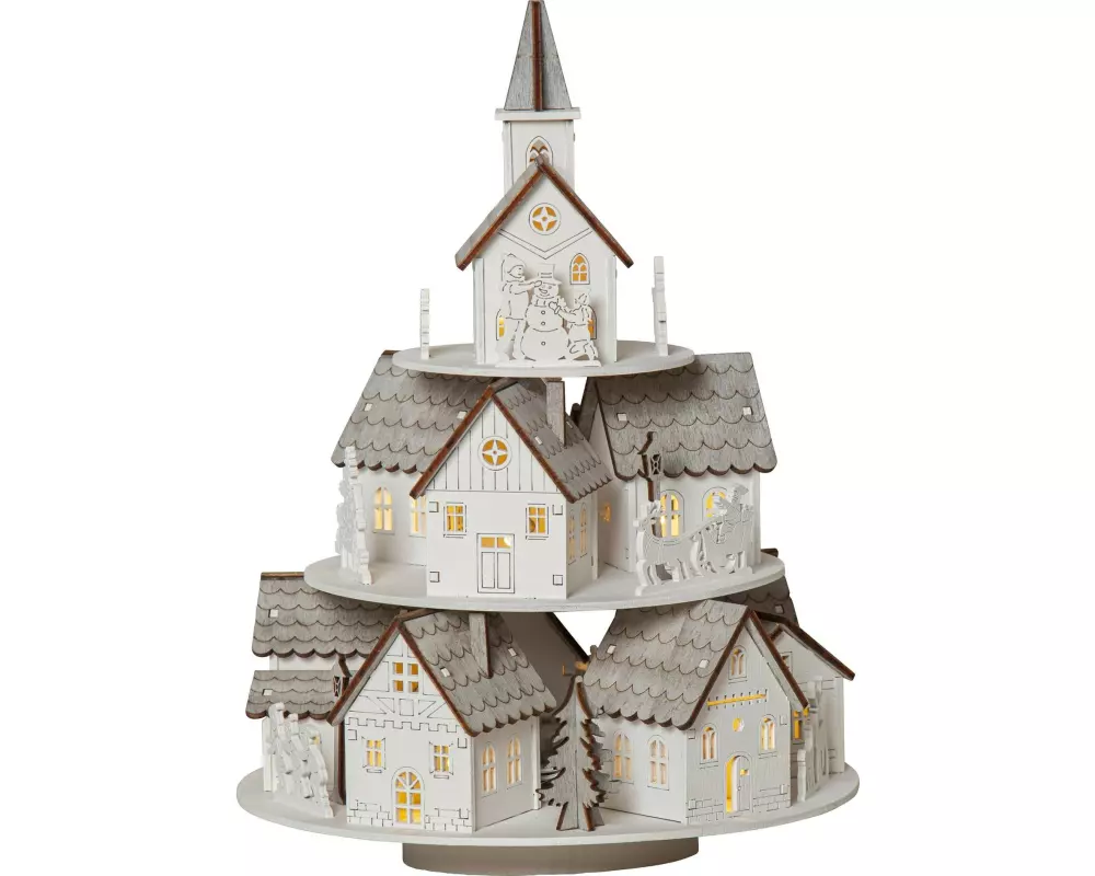 Star Trading Aufsteller Grauberg, 29 cm, Grau