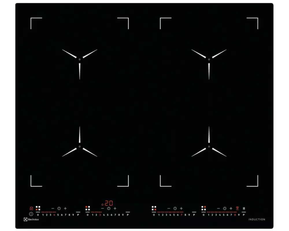 Electrolux Induktionskochfeld GK58TSILO Flächenbündig/Aufliegend