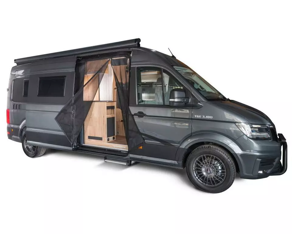 Van Quito Schiebetürenmoskitonetz, fine-mesh für VW, MAN-TGE