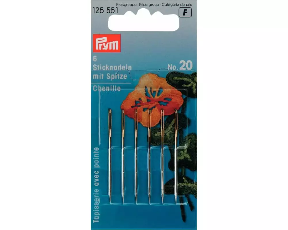 Prym Sticknadel Nr. 20, 6 Stück