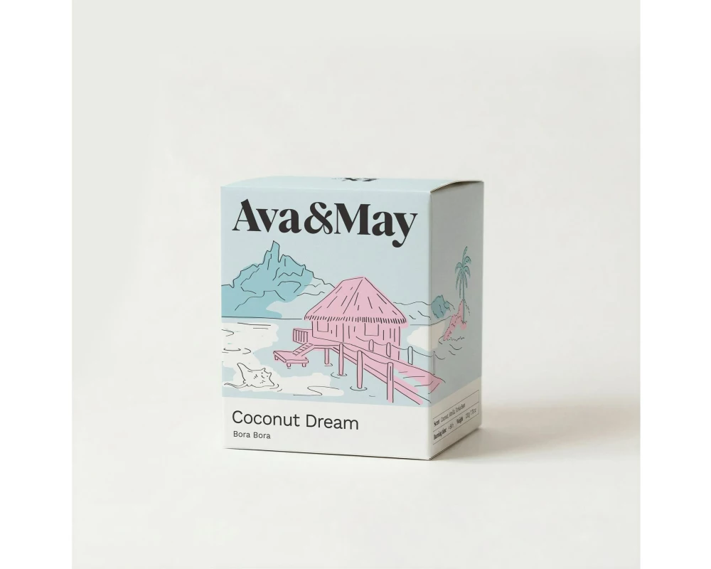 AVA & MAY Duftkerze Coconut Dreams 220 g