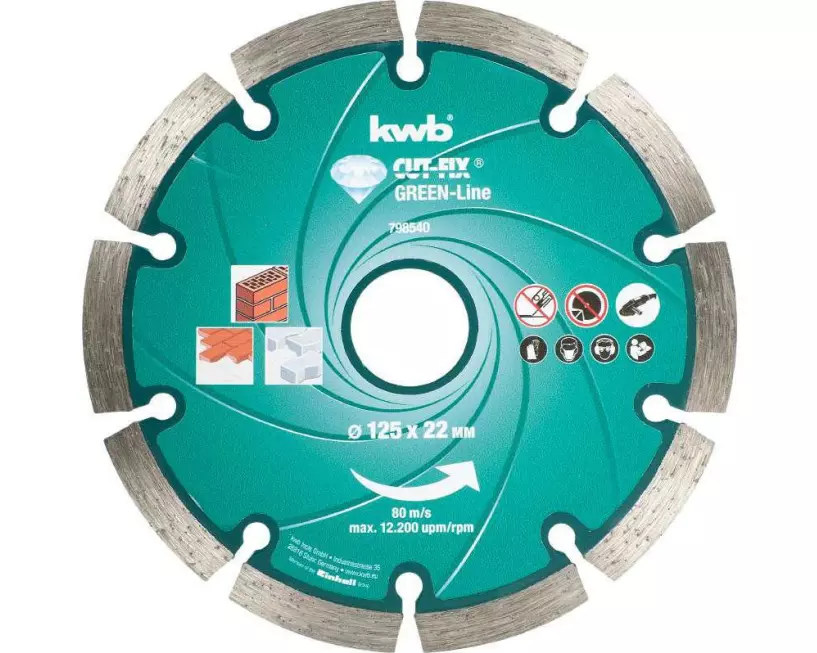 kwb Trennscheibe Green-Line Diamant 125 mm