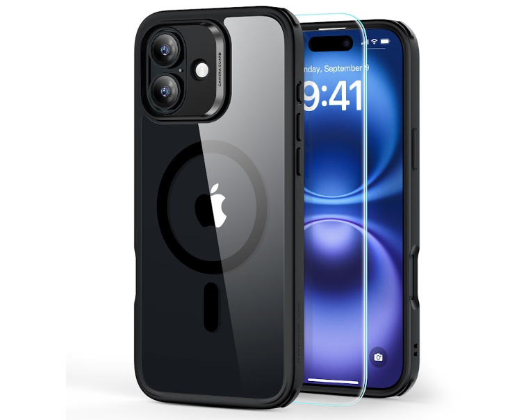 ESR Classic Hybrid Case MagSafe 1A79403 +Glass iPhone 16 Clear Black