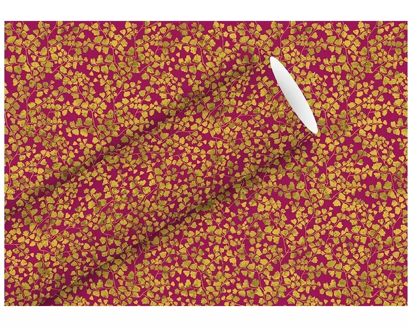 Braun + Company Geschenkpapier Aurelie 70 cm x 1.5 m, Rot