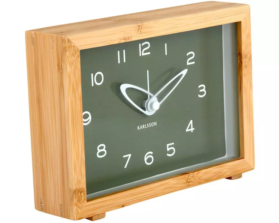 KARLSSON Wecker Tipico Luxury Green