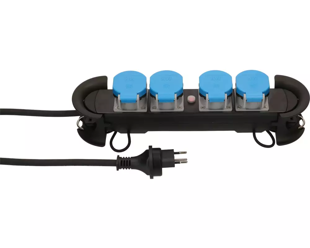 Max Hauri Steckdosenleiste Construct Line SZ/BL 4x Typ 13, 5 m