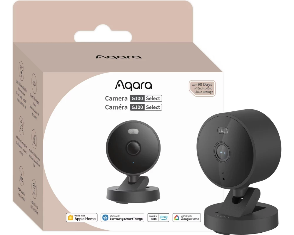 Aqara Netzwerkkamera G100 Schwarz, 1 Stück