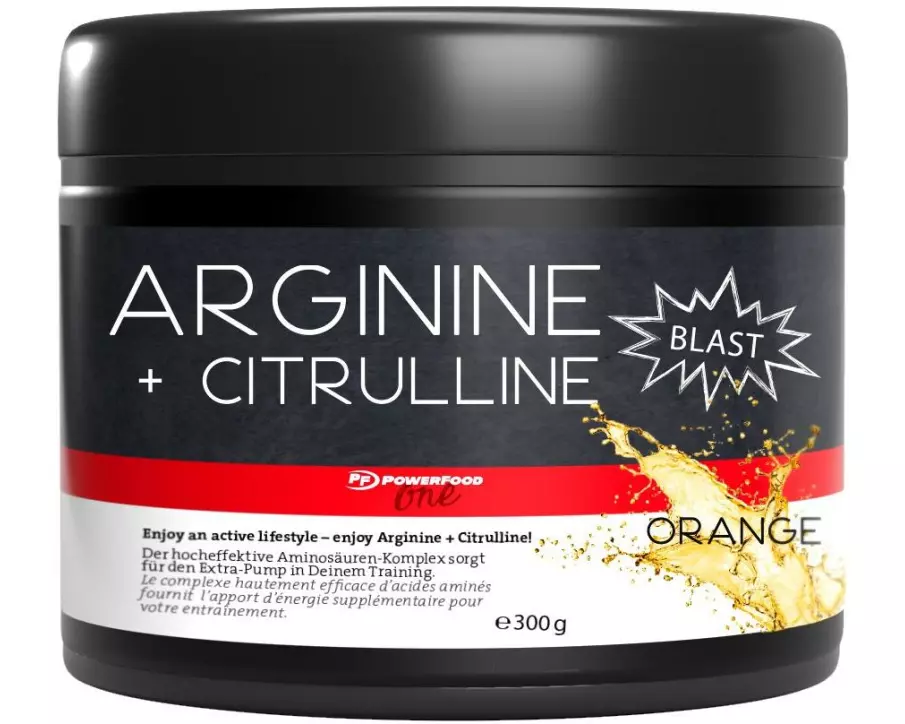 PowerFood One Pulver One Arginine + Citrulline Orange 300 g
