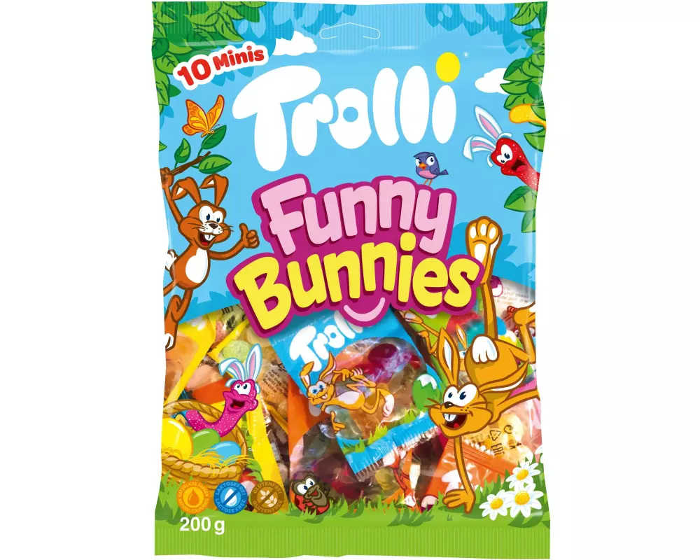 Trolli Gummibonbons Lustige Häschen 200 g