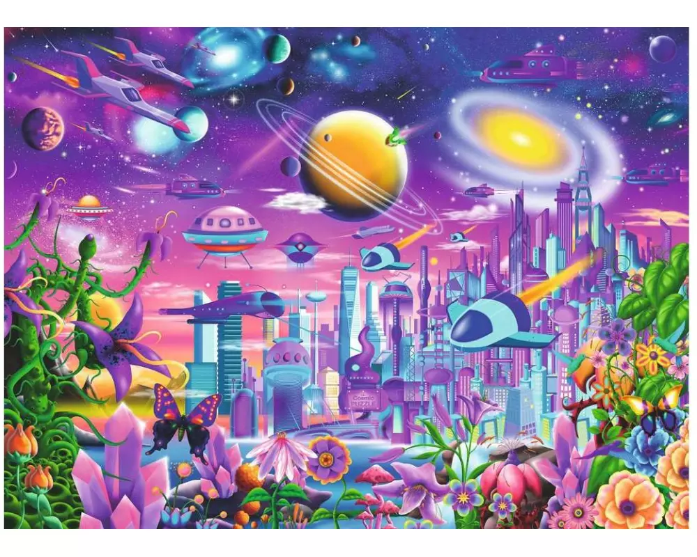 Ravensburger Puzzle Kosmische Stadt 200 XXL Teile