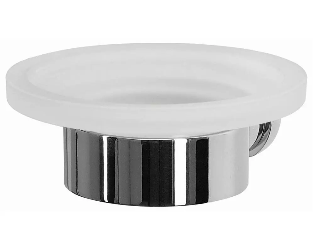 spirella Seifenschale Milo Silber/Weiss