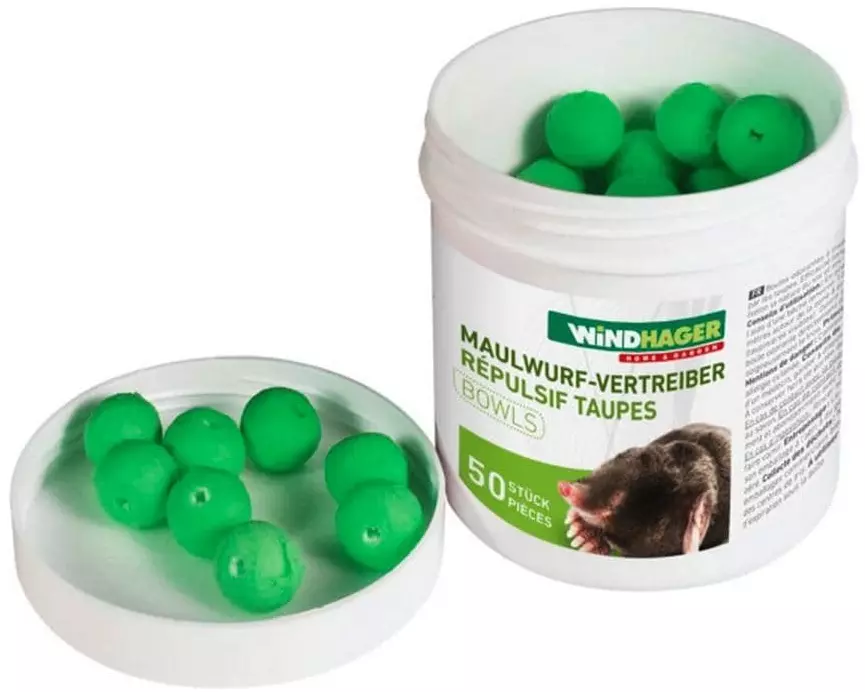 Windhager Maulwurfabwehr Kugeln 50 Stück