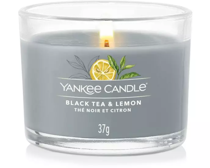 Yankee Candle Duftkerze Black Tea & Lemon 37 g