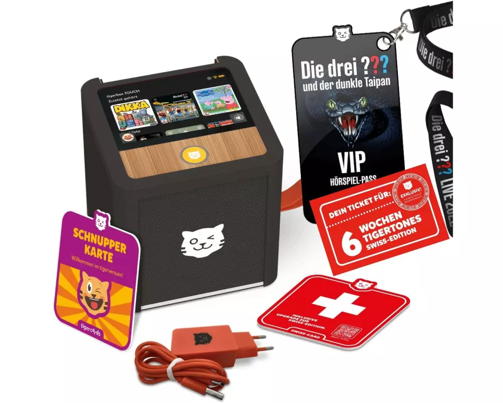 Tigermedia Tigerbox Touch Plus Swiss Edition Schwarz