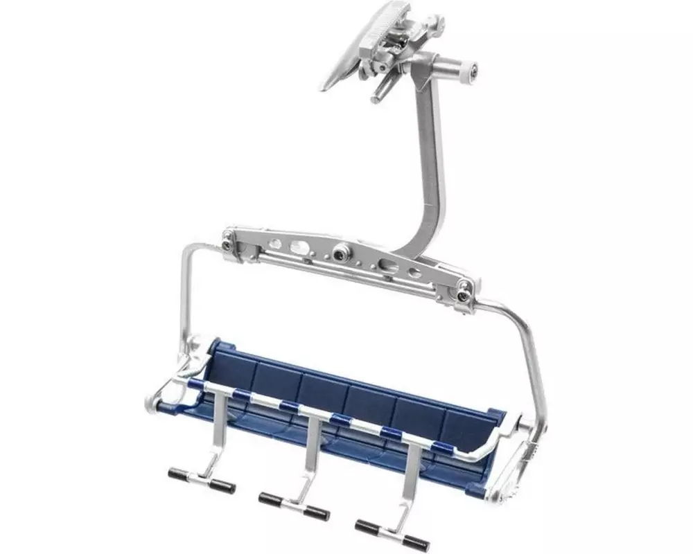Jägerndorfer Seilbahn-Sessel 6-Sitzer 1:32 Blau