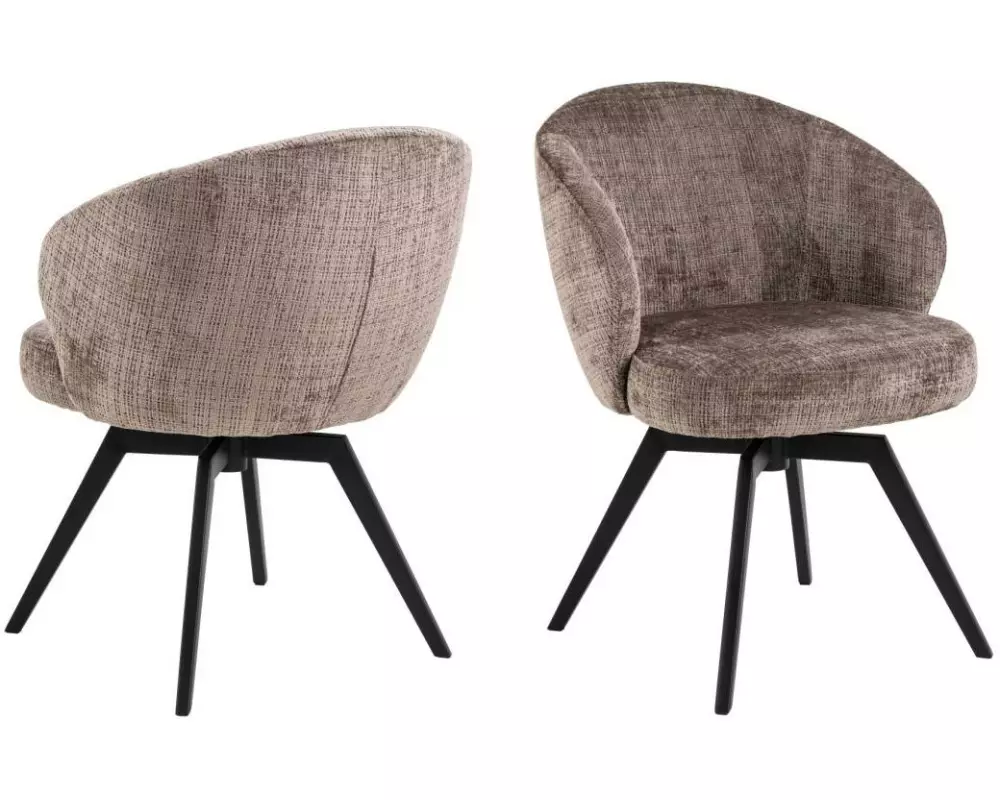 AC Design Stuhl Darlene 1 Stück, Braun