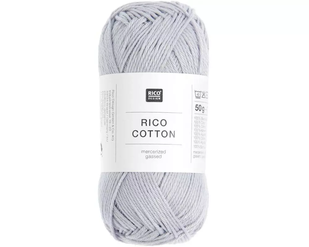 Rico Design Baumwollgarn Lavendel, 50 g, 125 m