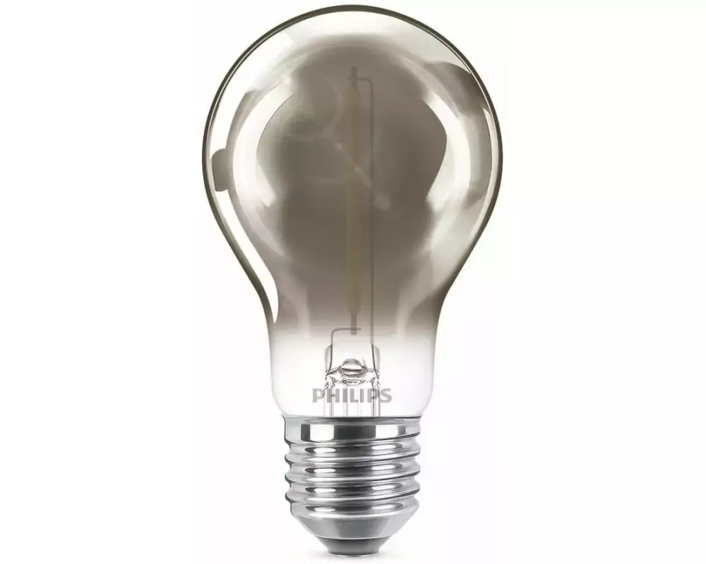 Philips Lampe LEDcla 11W E27 A60 smoky ND Warmweiss (WW)