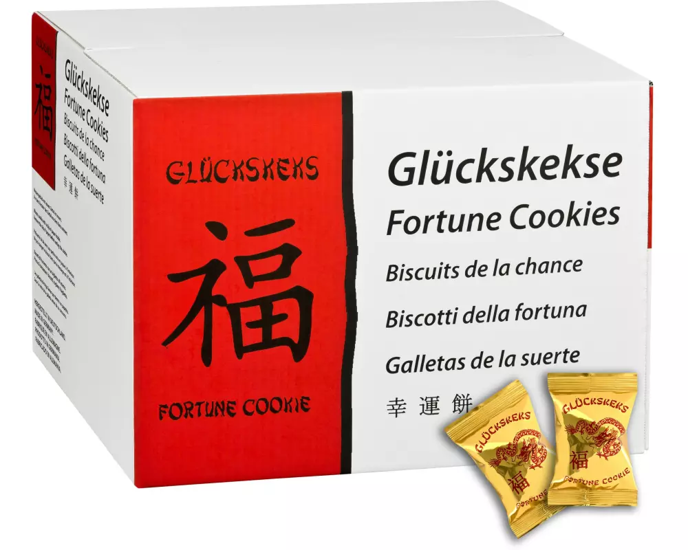 Sweet & Lucky Glückskekse – einzeln 275 Stück 1650 g