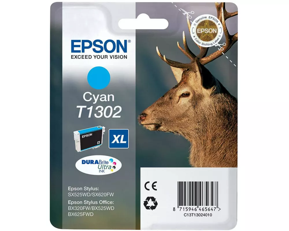 Epson Tinte T1302 / T13024012 Cyan