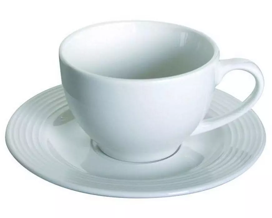 Tognana Kaffeetasse Circles 200 ml, 6 Stück, Weiss