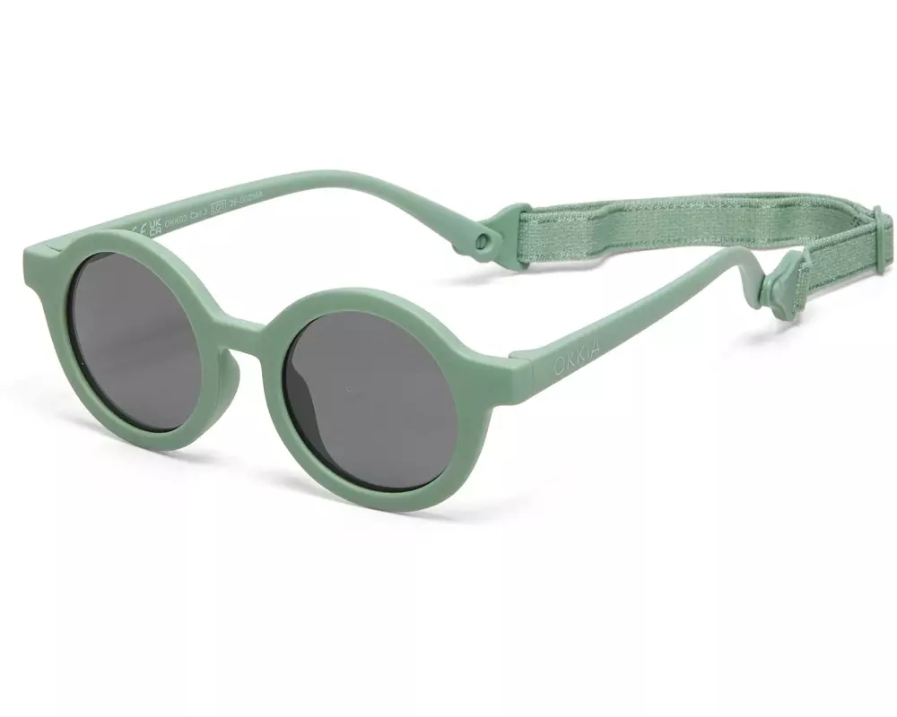 OKKIA Kinder-Sonnenbrille Tondo 3-5 Jahre Green Sage