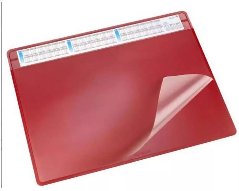 Läufer Schreibunterlage Durella Soft 65 x 50 cm, Rot