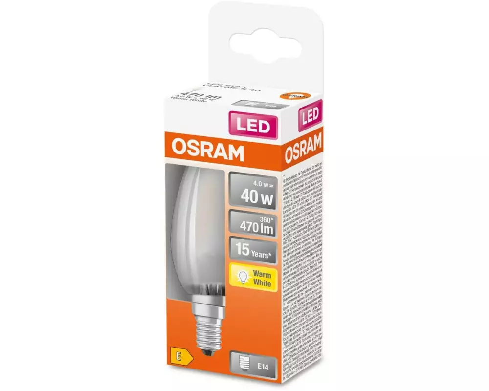 OSRAM Lampe Star Retrofit, 4W, E14 Warmweiss (WW)