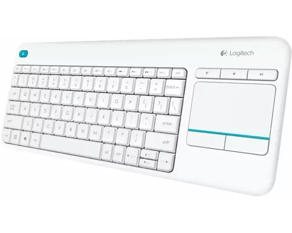 Logitech Wireless Touch Keyboard K400 Plus, white, INTNL US