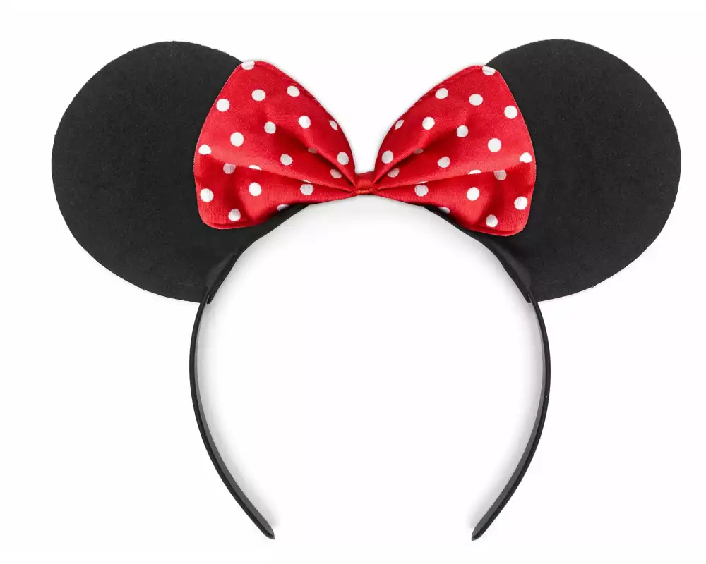 Partydeco Haarreif Maus Einheitsgrösse, Rot/Schwarz