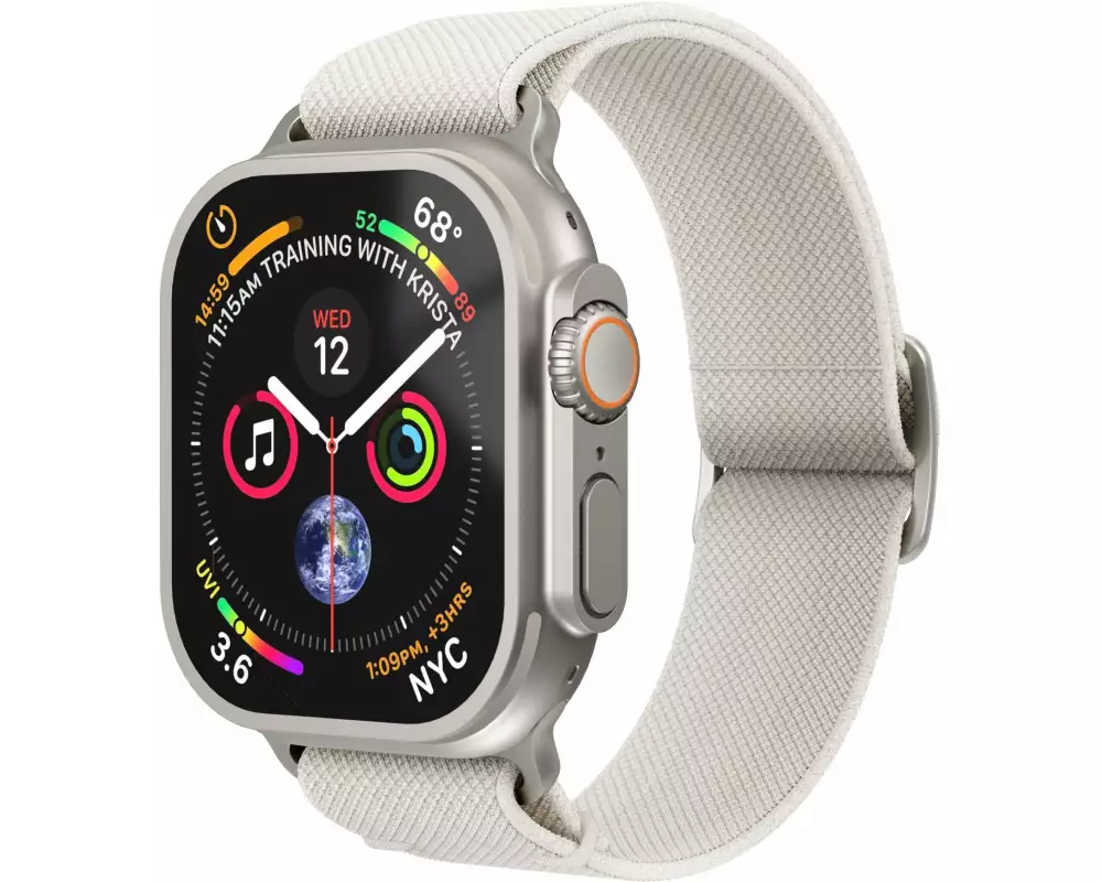 Vonmählen Armband Classic Nylon Loop Apple Watch 38/40/41 mm Cream