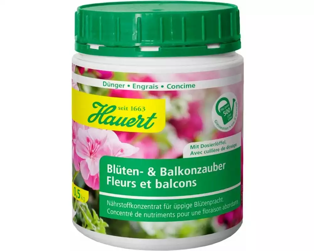 Hauert Dünger Nährsalz Blüten- und Balkonzauber, 0.5 kg
