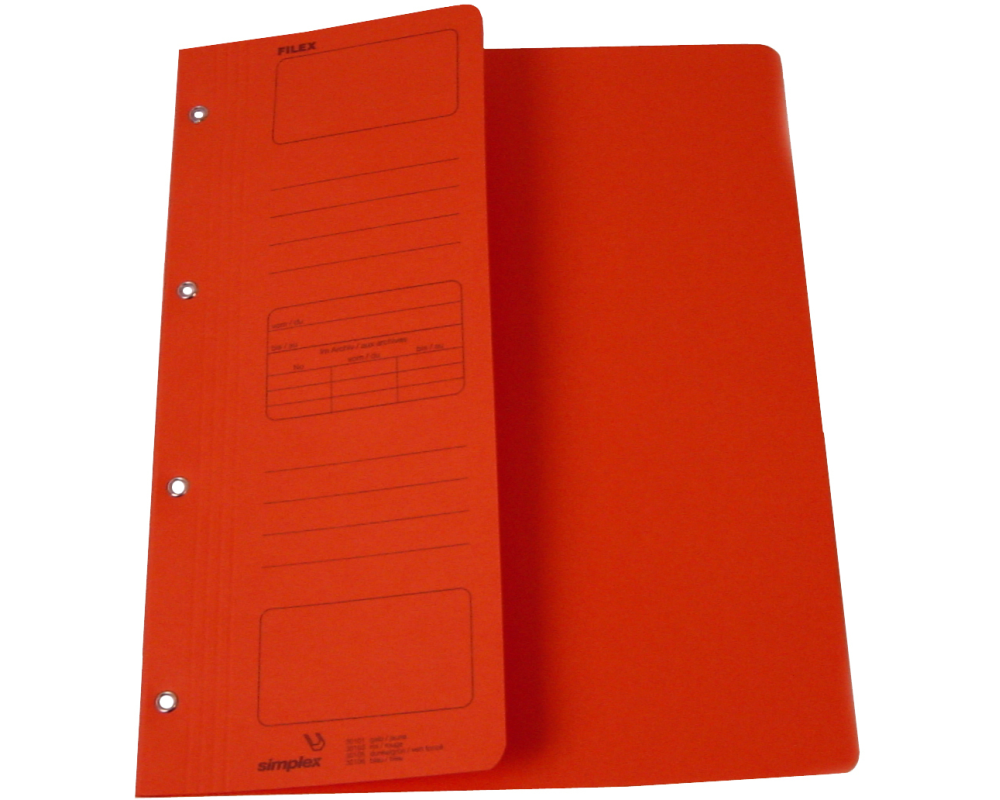 SIMPLEX Filex-Mappen A4 30103 rot