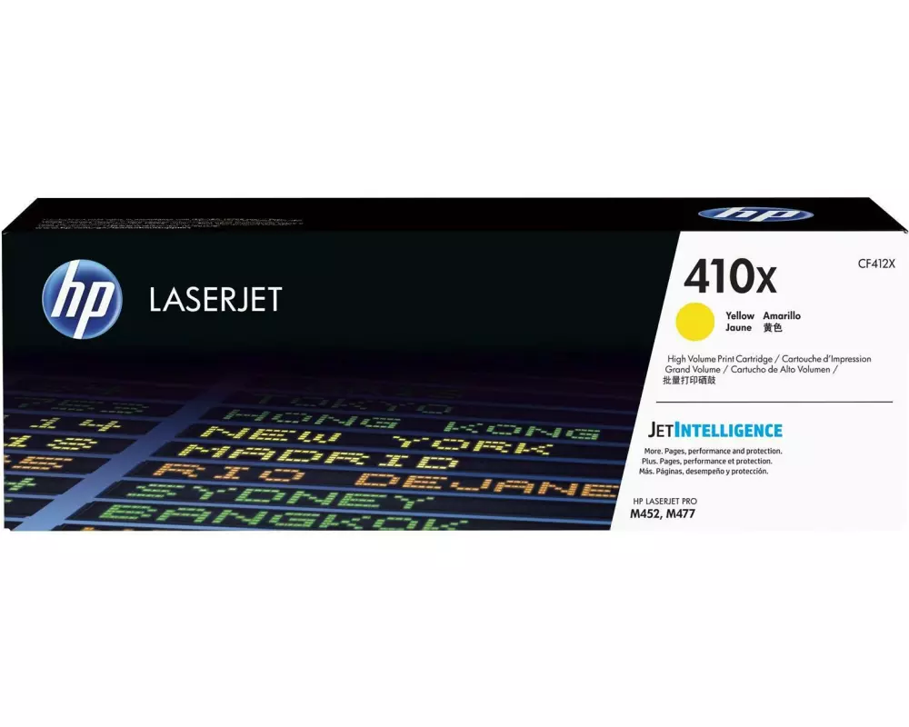 HP Toner Nr. 410X (CF412X) Yellow