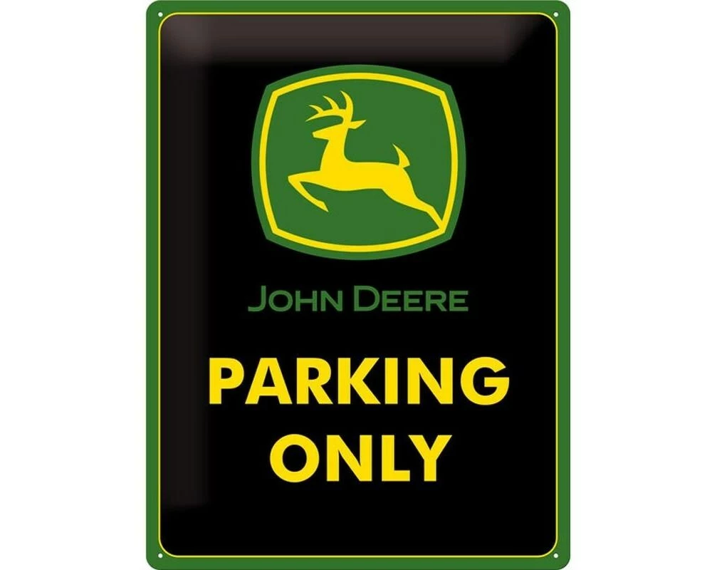 Nostalgic Art Schild John Deere Parking 30 x 40 cm, Metall
