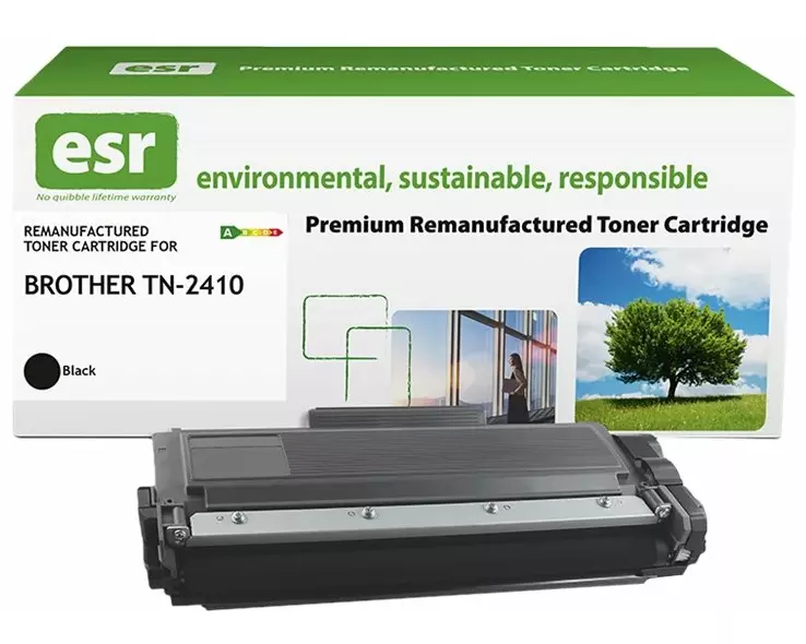 ESR Toner cartridge compatible with Brother TN-2410BK black remanufactured 1.200 pages